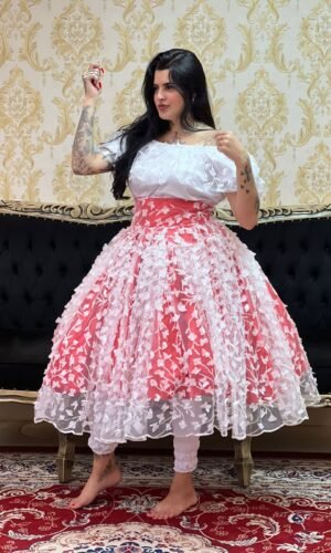 Blusa Babado Borboleta Bco. 003