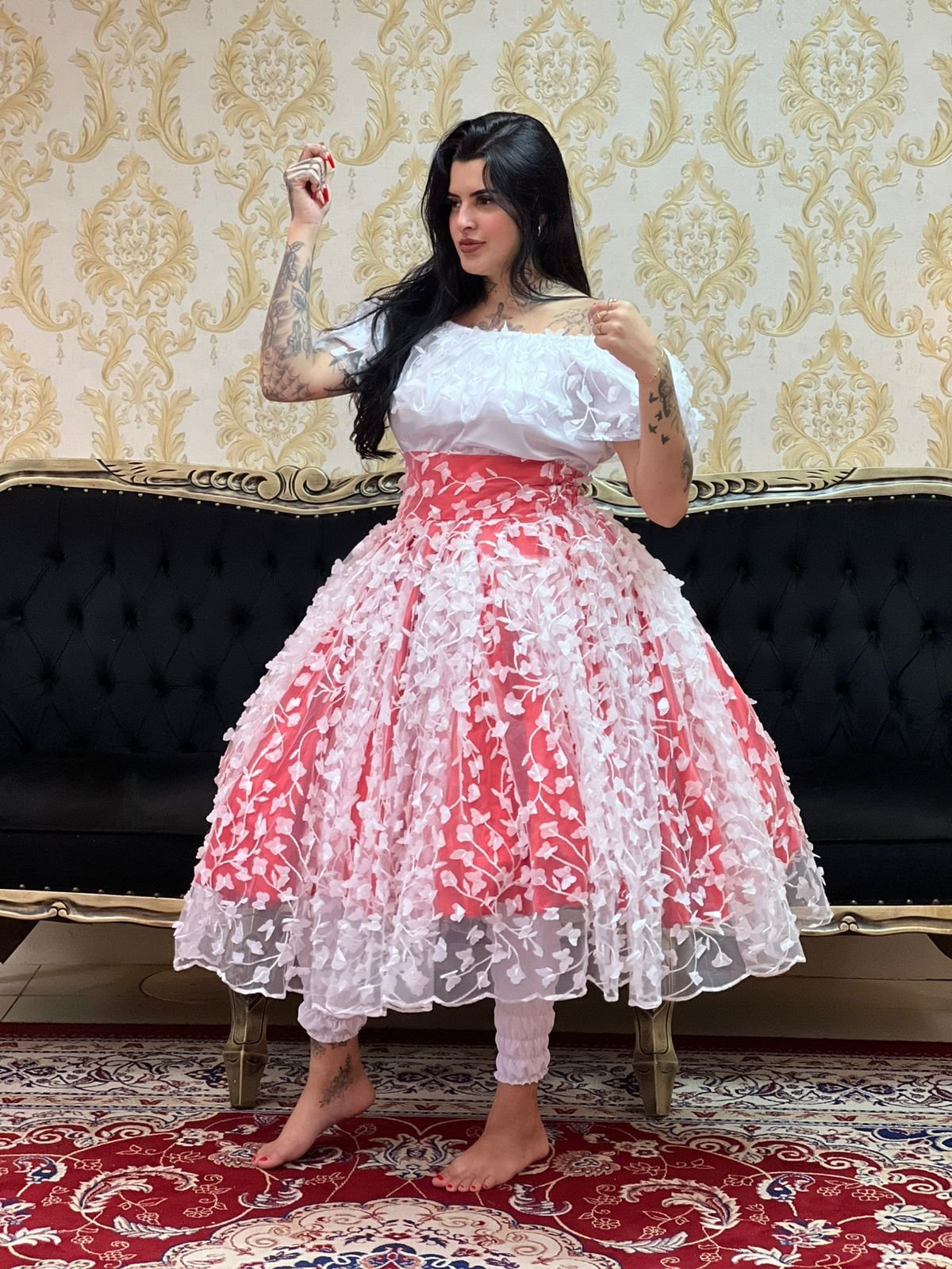 Blusa Babado Borboleta Bco. 003