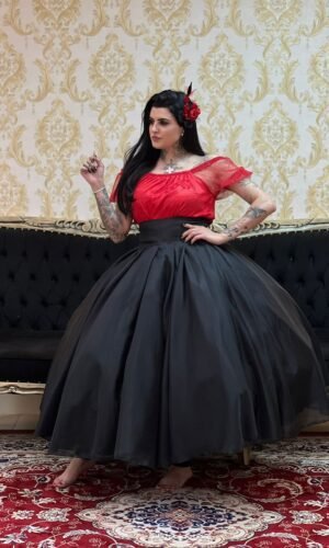 Blusa Brilho Vermelha 104