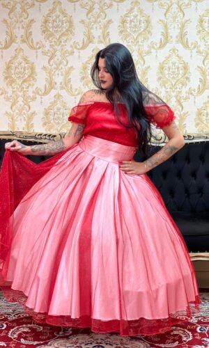 Blusa Brilho Vermelha 104