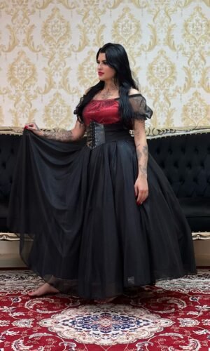 Blusa Brilho Vermelha/Pto 157