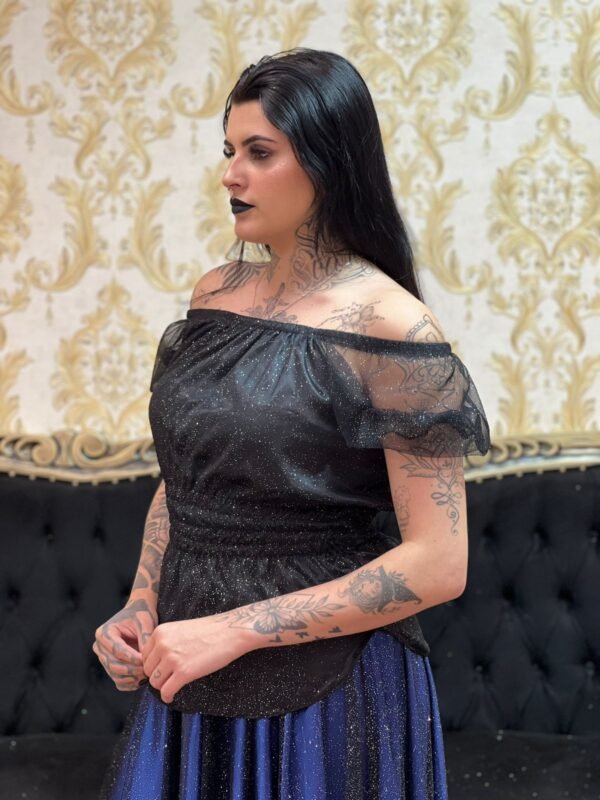 Blusa Brilho Preto 234 - Imagem 3