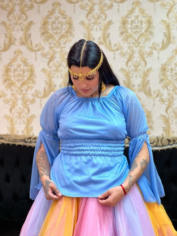 Blusa Aurora Azul 418 - Imagem 2