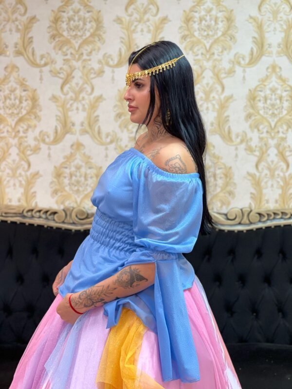 Blusa Aurora Azul 418 - Imagem 3