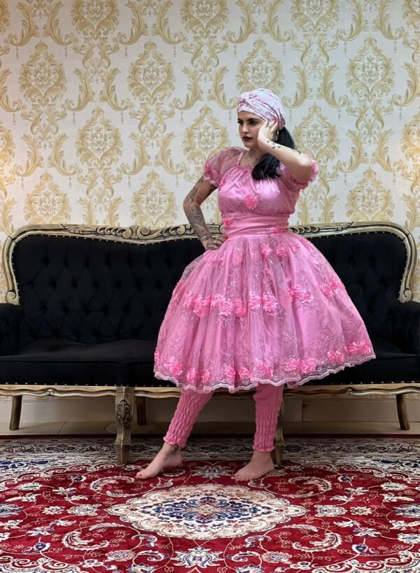 Blusa Bordada Rosa 757