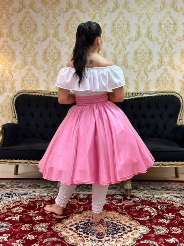 Saia Brilho Curta Rosa 710 - Imagem 4
