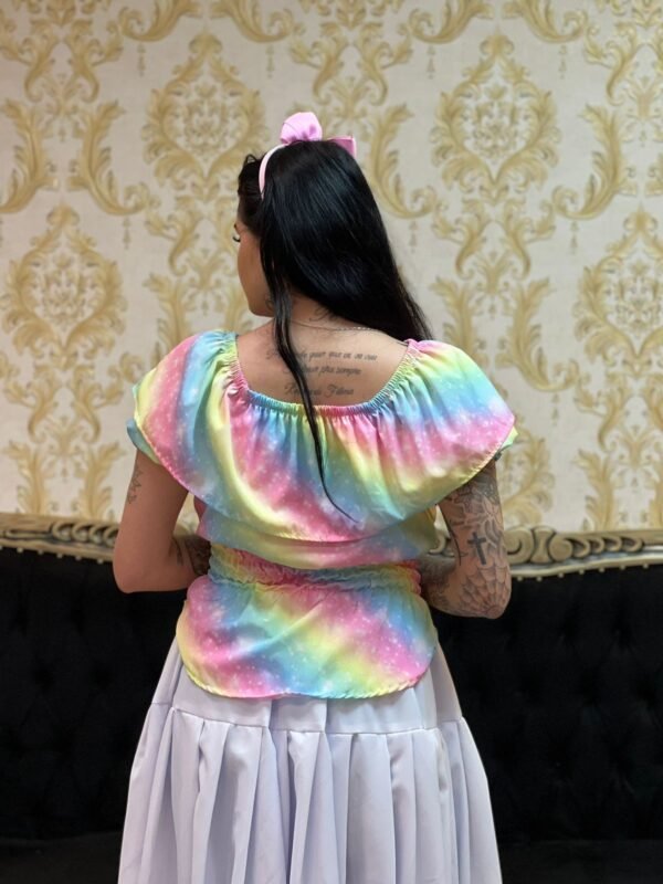 Blusa Babado Arco-Iris 907 - Imagem 4