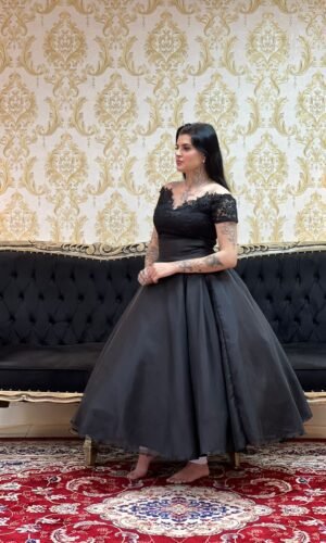 Body Renda Preto 200