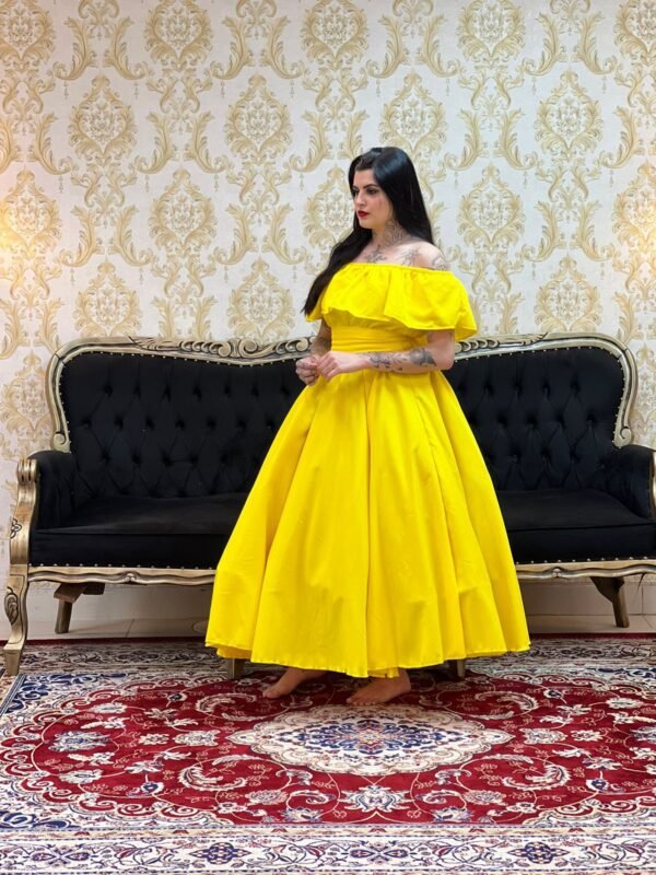 Saia Oxfor Longa Amarelo 302
