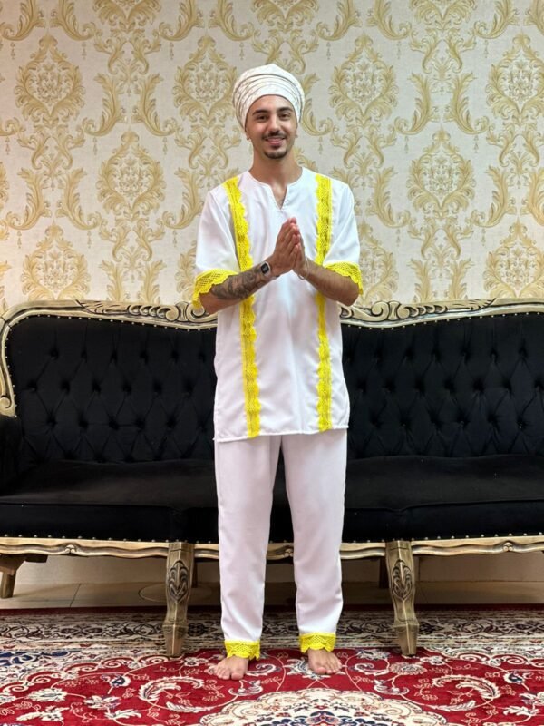 Conjunto Gripir Bco/Amarelo 059