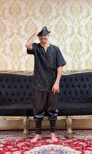 Bombacha Cetim Preta 202