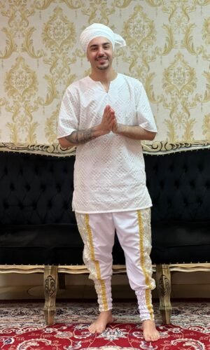 Bombacha Bordada Branca/Dou 012