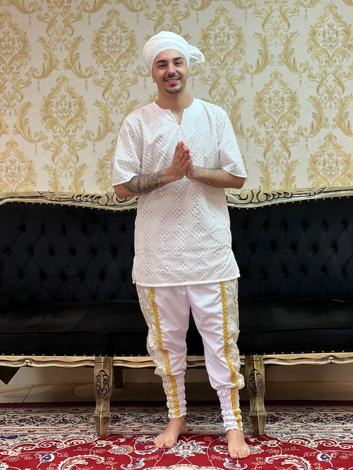 Bombacha Bordada Branca/Dou 012