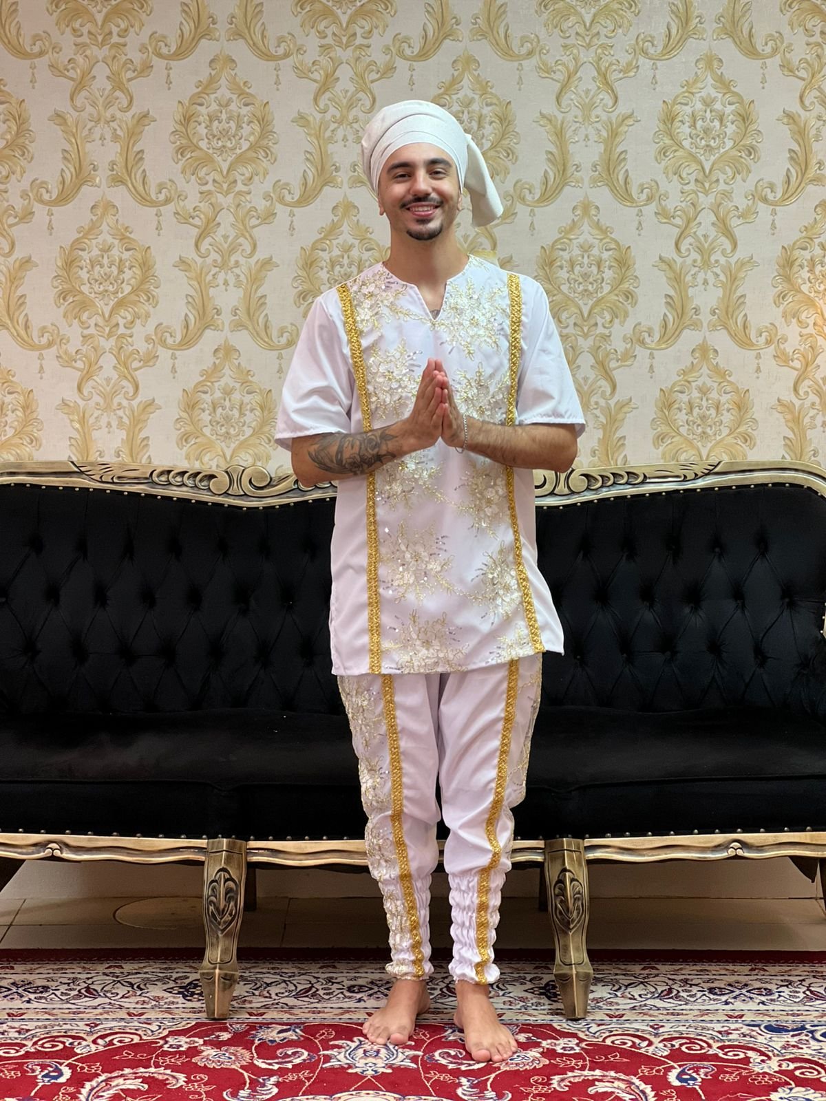 Bombacha Bordada Branca/Dou 012