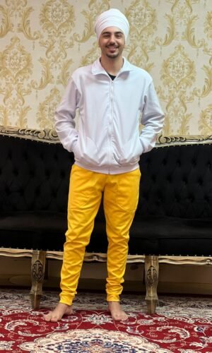 Calça Elanca Punho Amarela 306