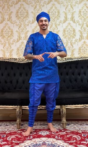 Bombacha Bordada Azulão 410