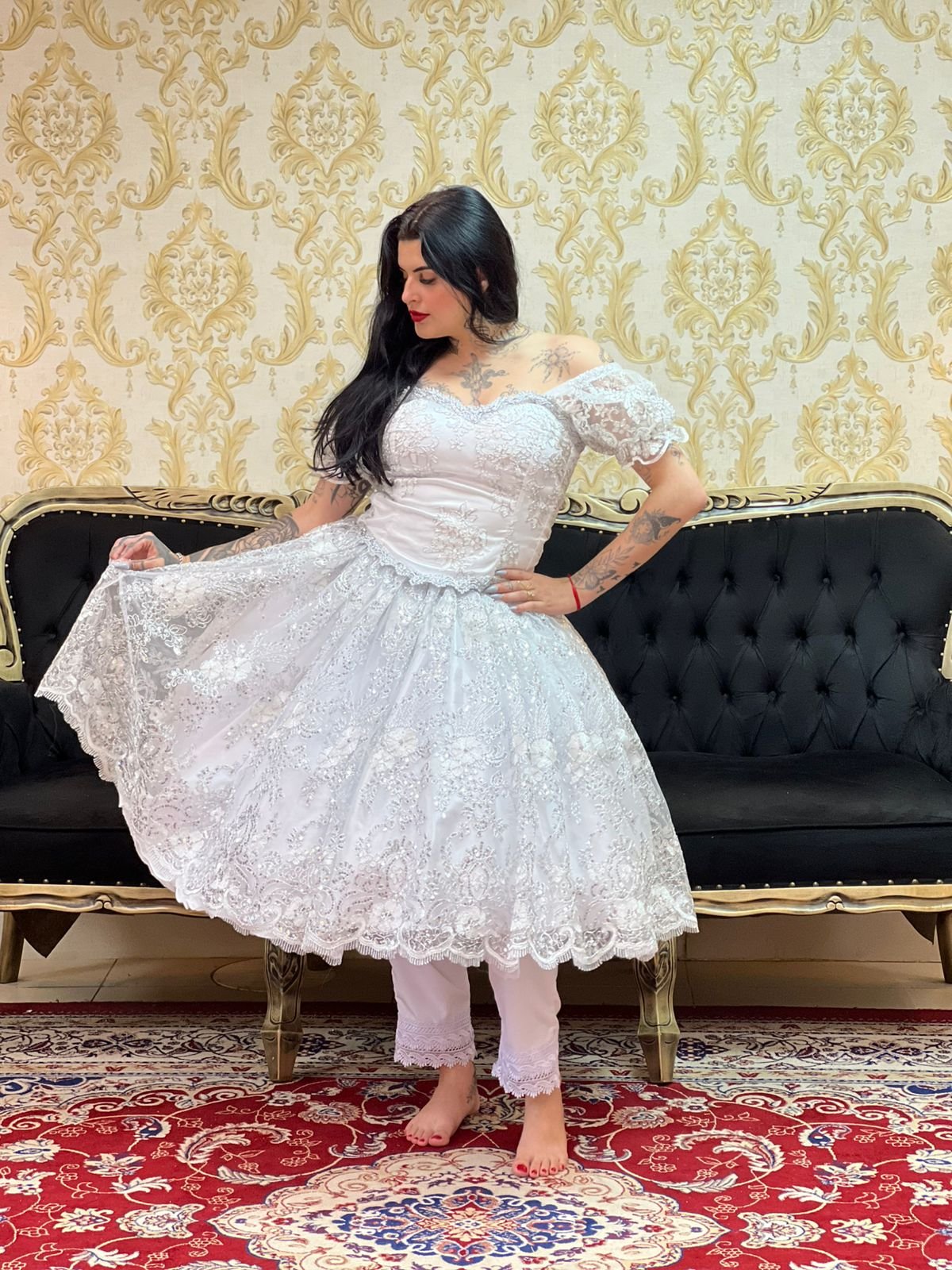 Corpete Branco/Prata 002