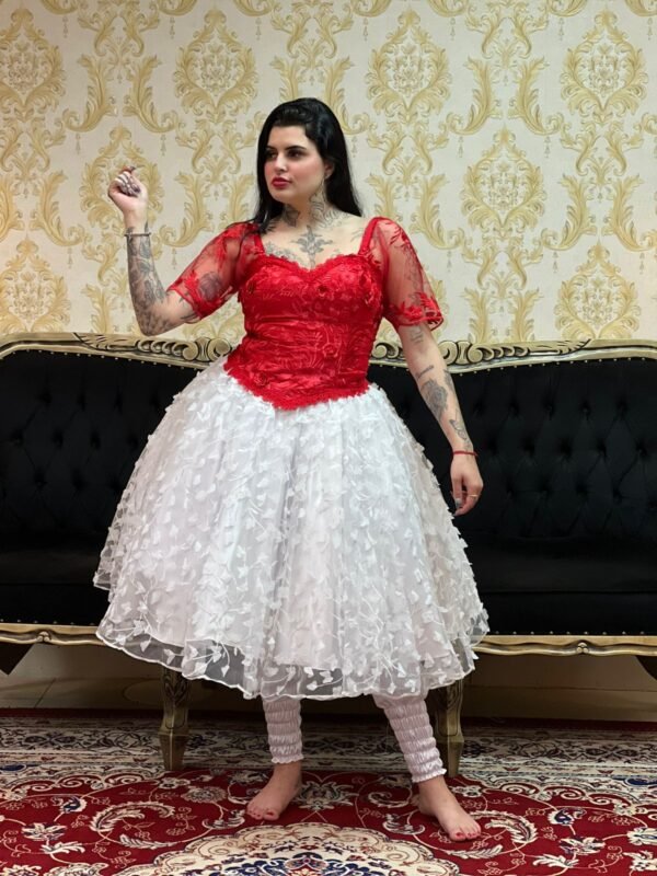 Corpete Rosas Vermelho 125