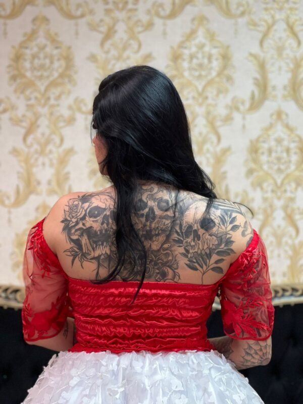 Corpete Rosas Vermelho 125 - Imagem 3