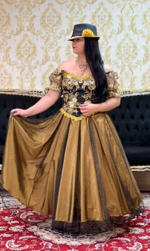 Corpete Bordado Preto/Dou 219