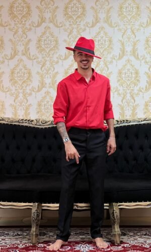 Camisa Social Vermelha 1907