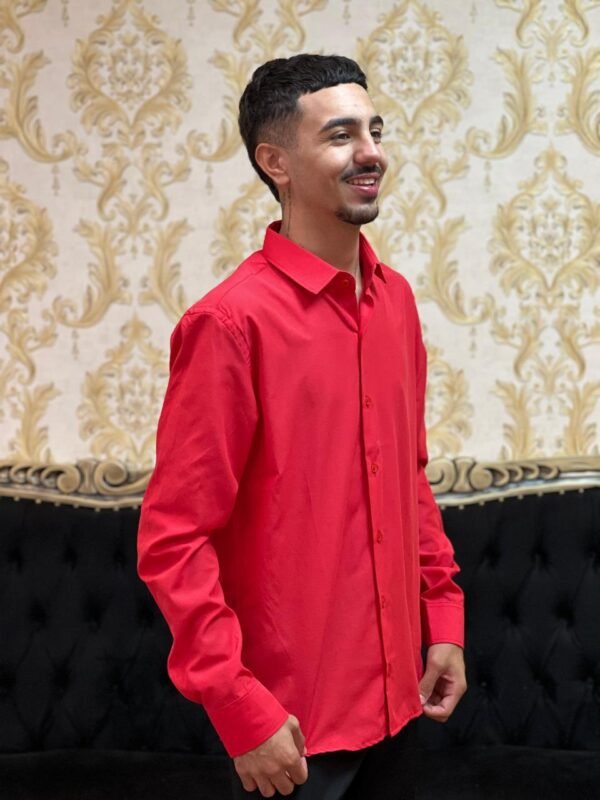 Camisa Social Vermelha 1907 - Imagem 2
