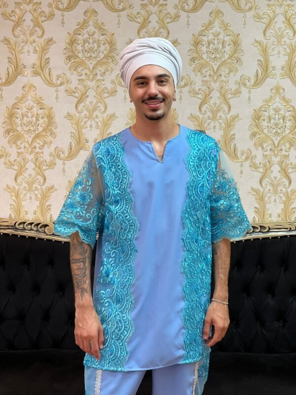 Kafta Luxo Azul 405 - Imagem 2
