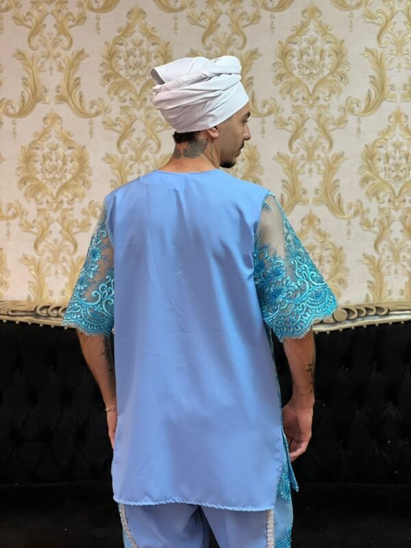 Kafta Luxo Azul 405 - Imagem 4