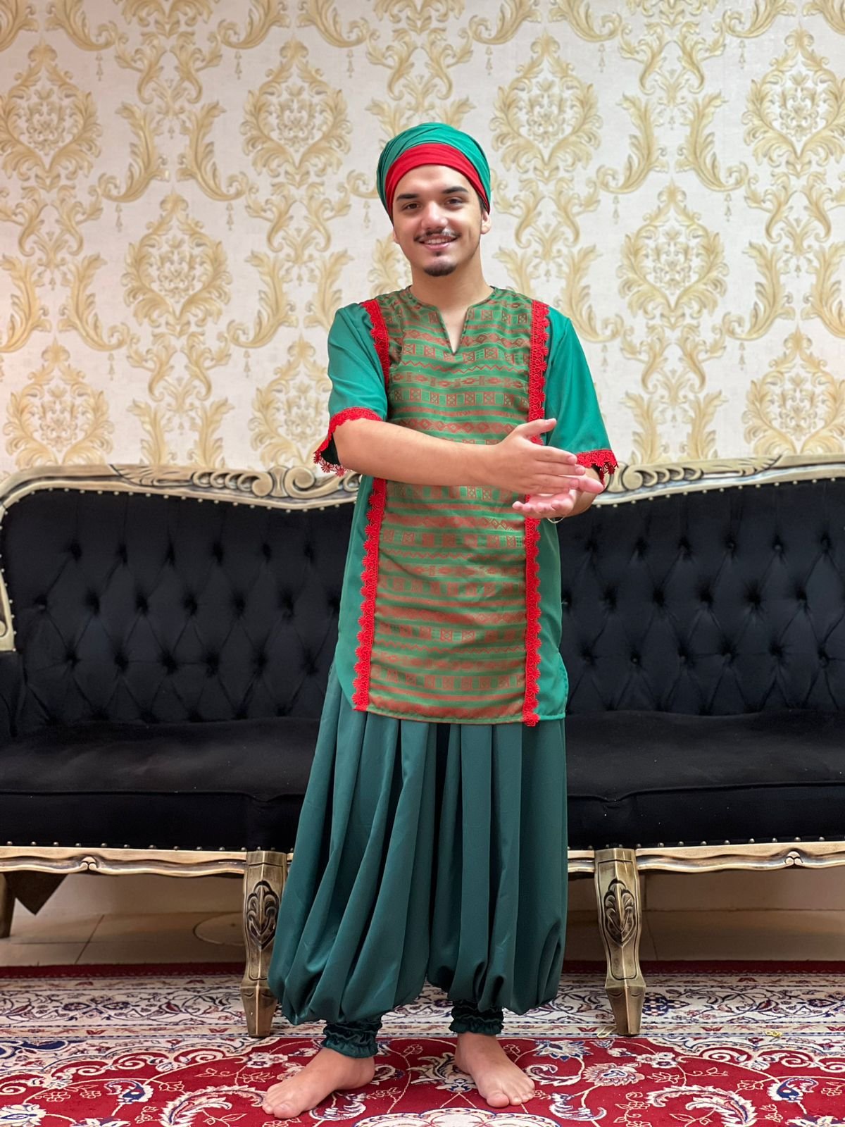 Kafta Ogum Verde/Verm 608