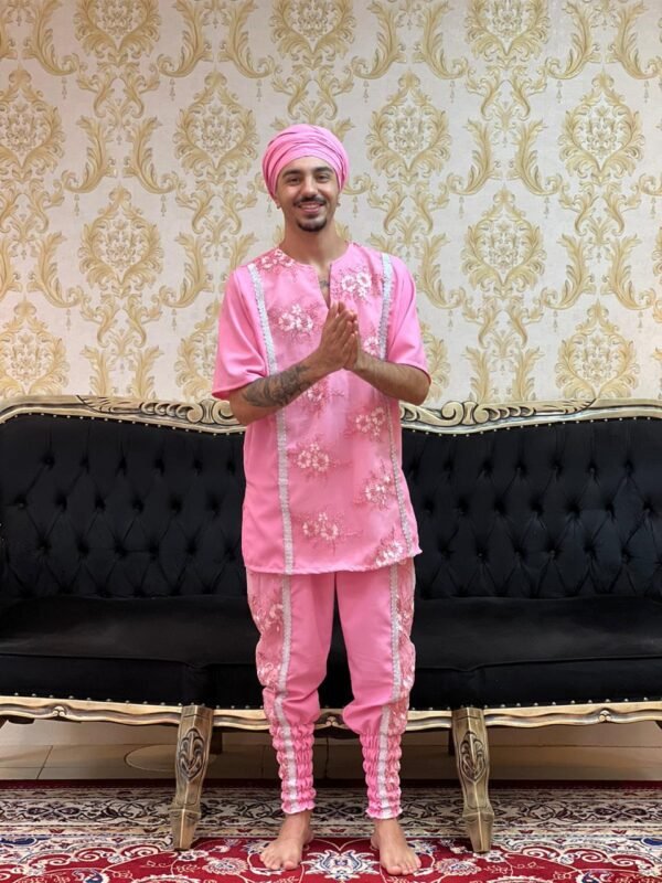 Kafta Bordada Rosa 703