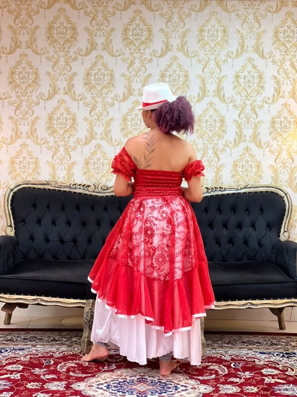 Saia Marias Branco/Verm 024 - Imagem 5