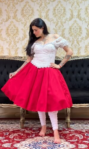 Saia Oxfor Curta Vermelha 106