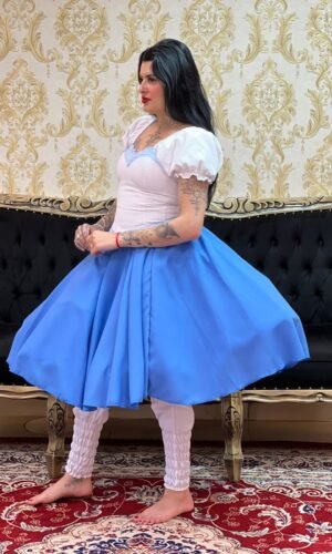 Saia Oxfor Curta Azul 412