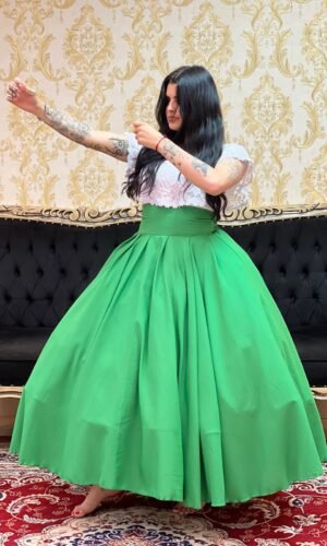 Saia Oxfor Longa Verde Bandeira 606