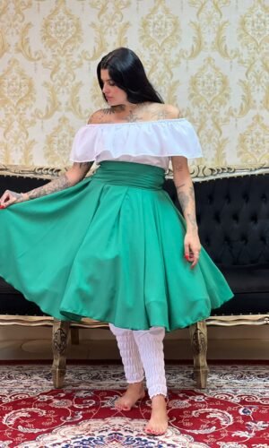 Saia Oxfor Curta Verde 611