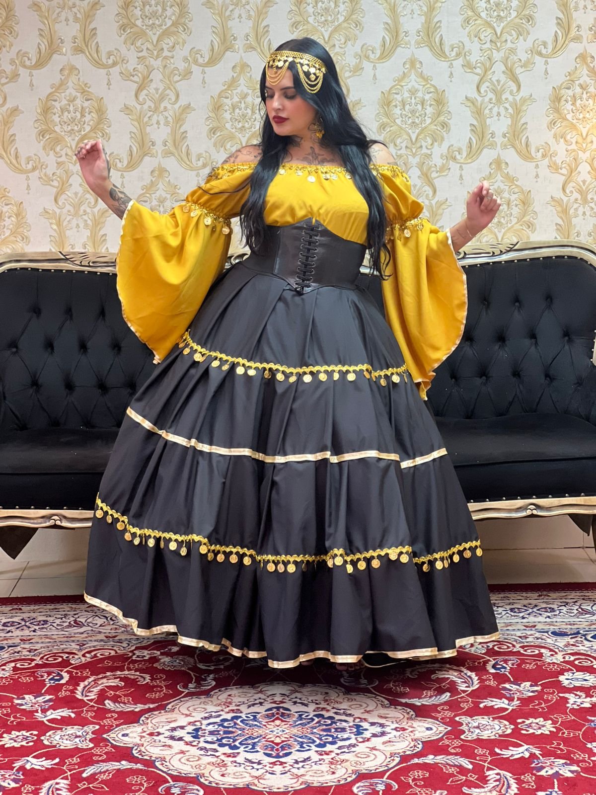 Saia Natasha Preto/Dou 8200