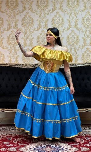 Saia Natasha Azul/Dou 8400