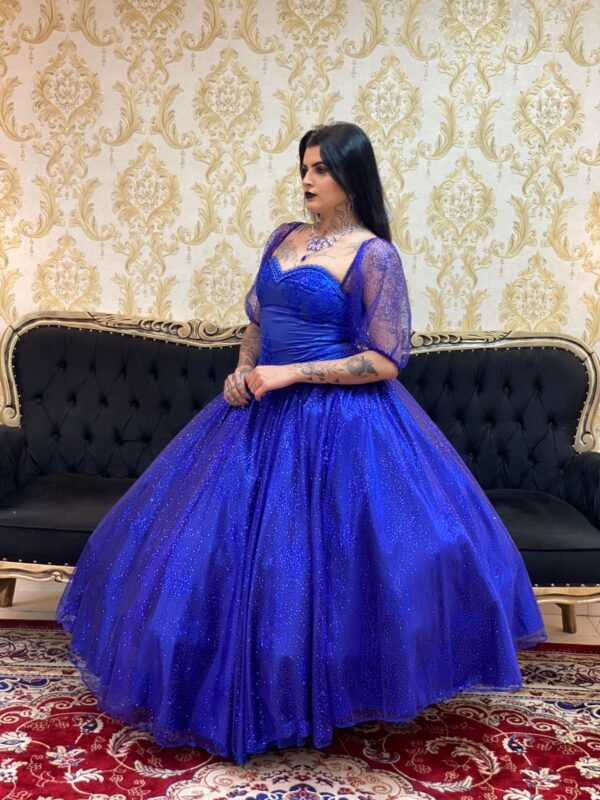 Vestido Brilho de Magia Azulão 401