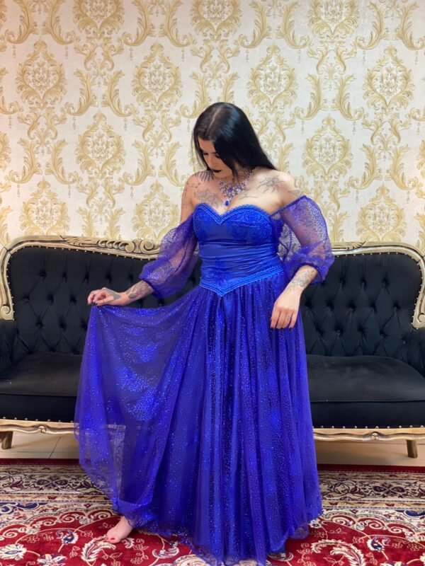 Vestido Brilho de Magia Azulão 401 - Imagem 3