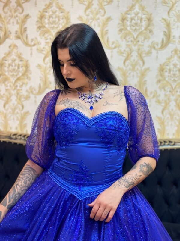 Vestido Brilho de Magia Azulão 401 - Imagem 4