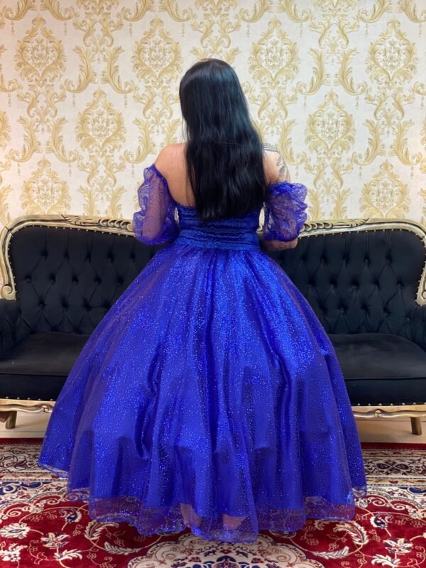 Vestido Brilho de Magia Azulão 401 - Imagem 5