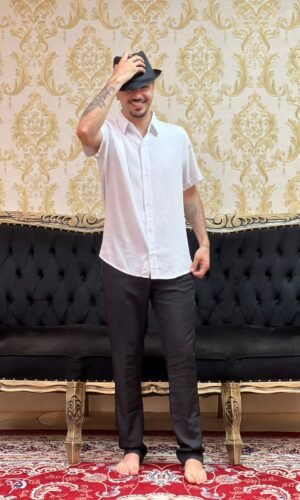 Camisa Social Curta Branco 000