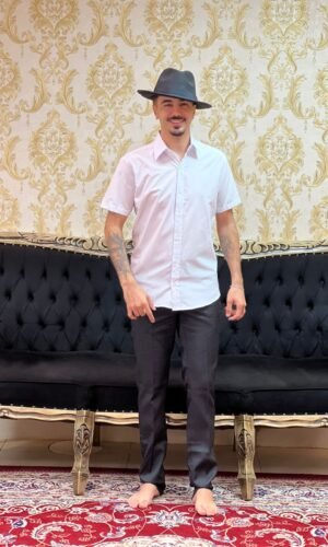Camisa Social Curta Branco 000