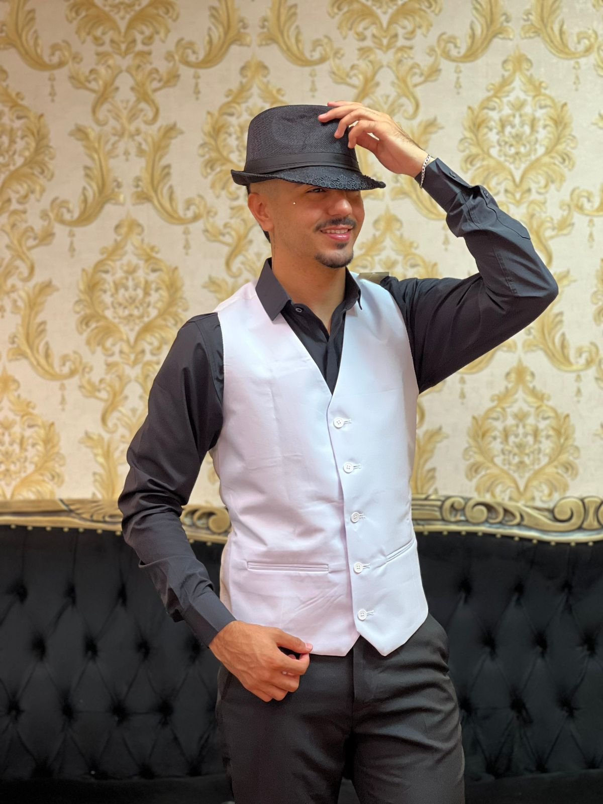 Colete Social Branco 168