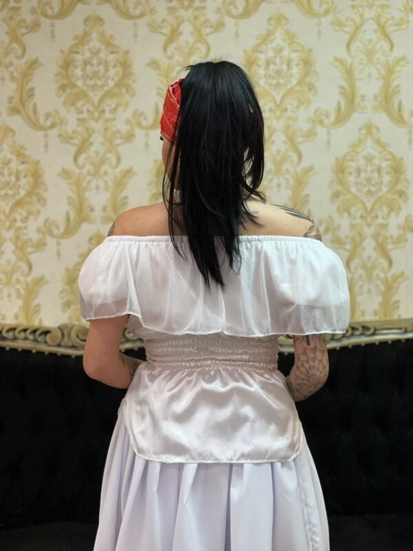 Blusa Babado Brilho Bca 020 - Imagem 6