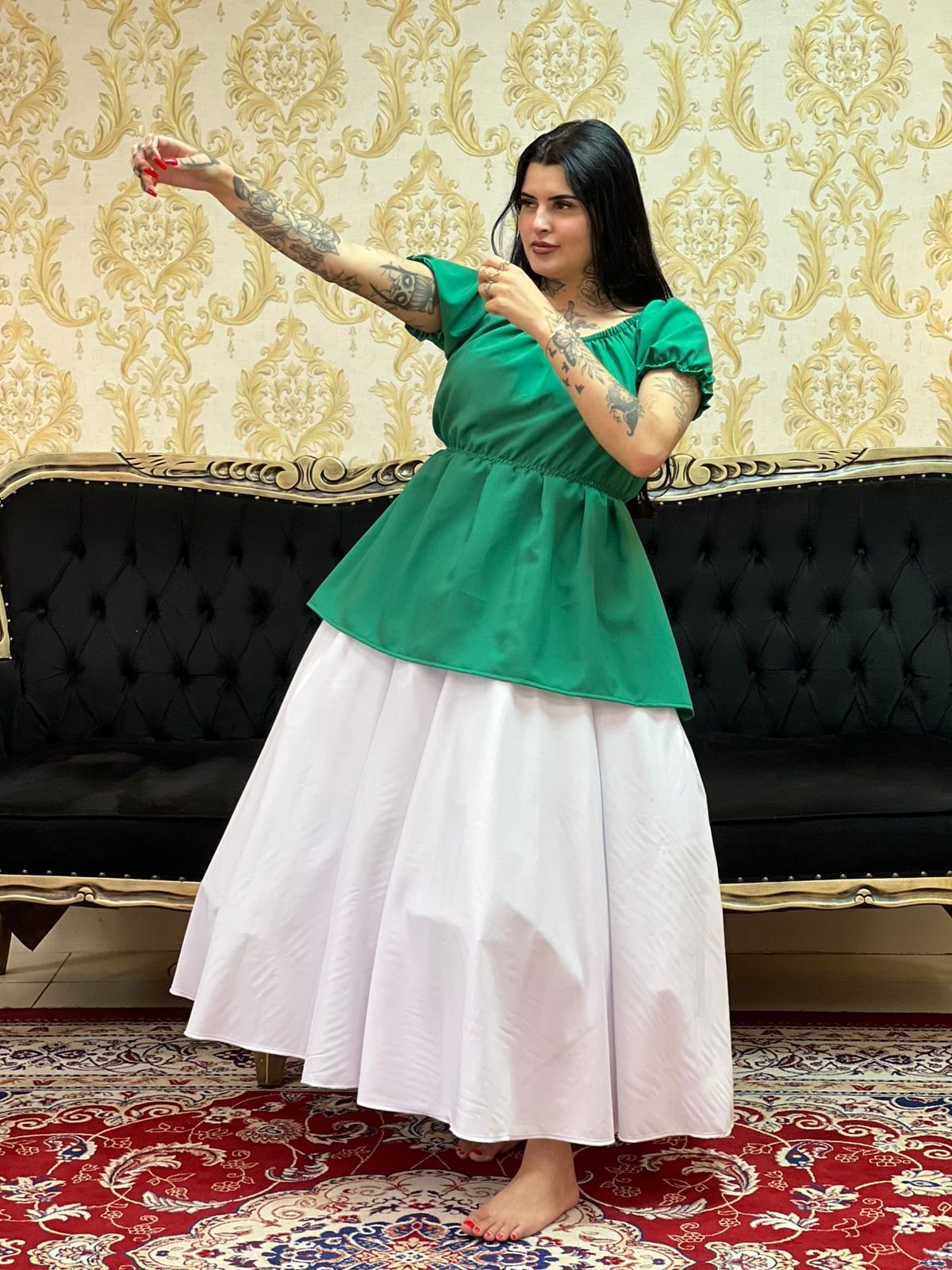 Bata Umbanda Verde 603