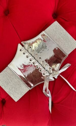 Cinto Corselet Prata