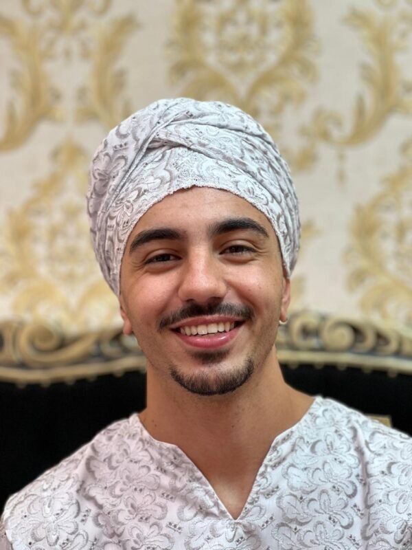 Pano Broderi Prata/Branco 3039