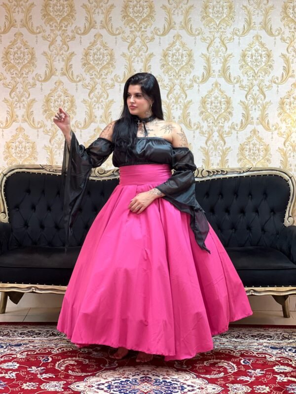 Saia Oxfor Longa Rosa Pink 712