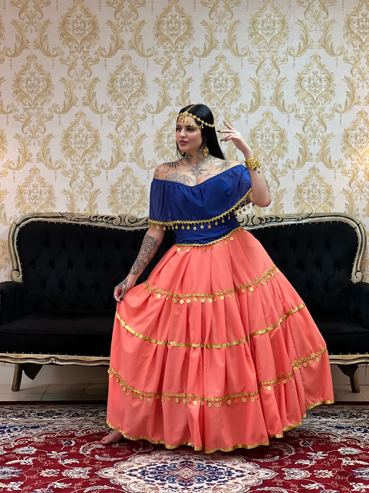 Saia Natasha Salmão 8801